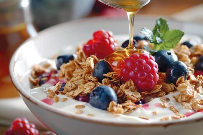 Granola with Honey & Yogurt