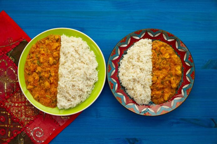 Lentil Curry with Basmati Rice